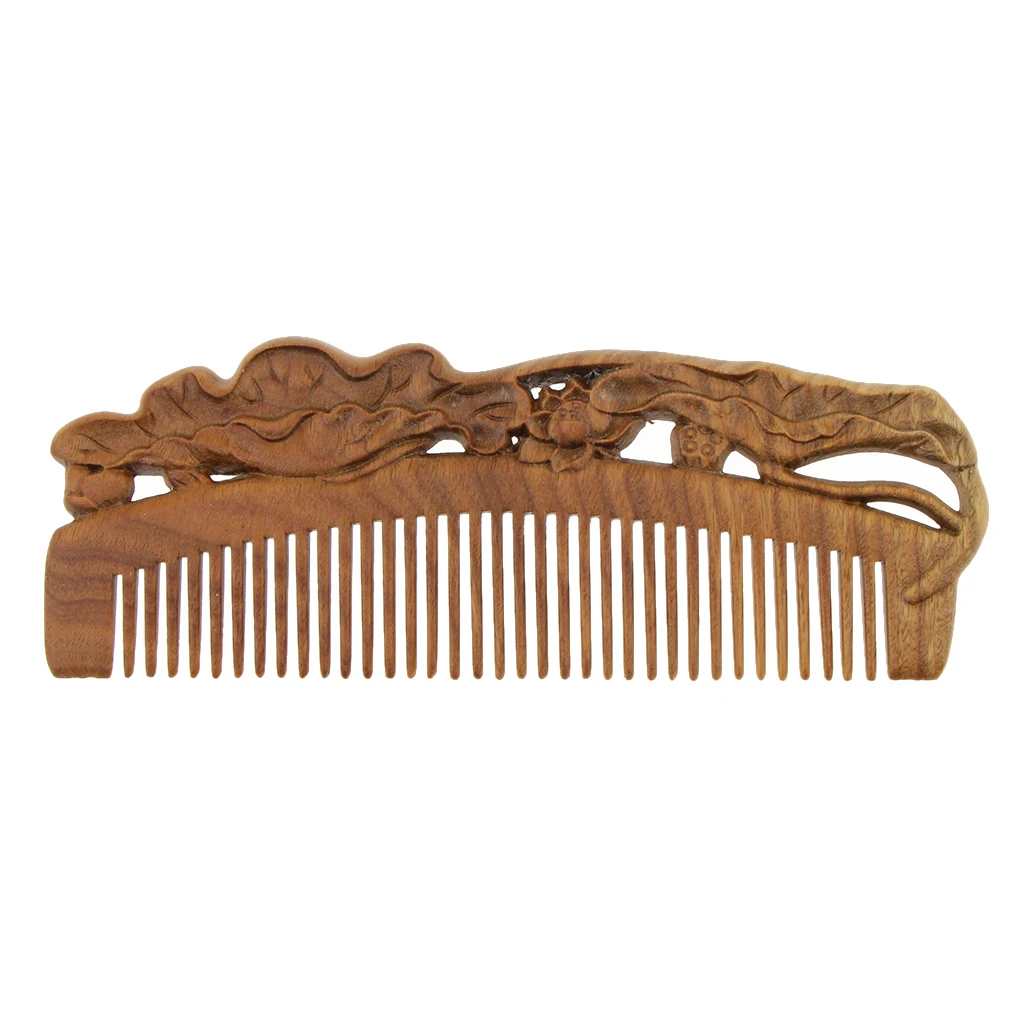 

Щетка для волос, расческа из сандалового дерева, статическая натуральная щетка для волос, массажная уход за выпадением волос