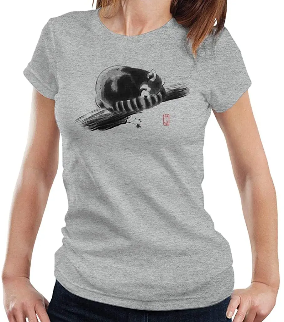 

Red Panda Comfortable Branch Women's T-Shirt New Arrivals Summer Cool Women Tee 2020 Breathable All Cotton Short Sleeve T Shirt