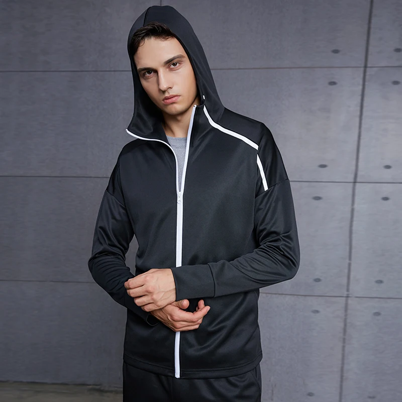 Vansydical мужские спортивные куртки с длинным рукавом и молнией |