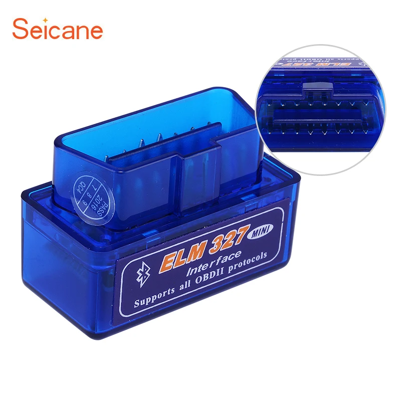 Автомобильный сканер Seicane EML327 V1.5 Bluetooth OBD2 считыватель кодов автомобильный