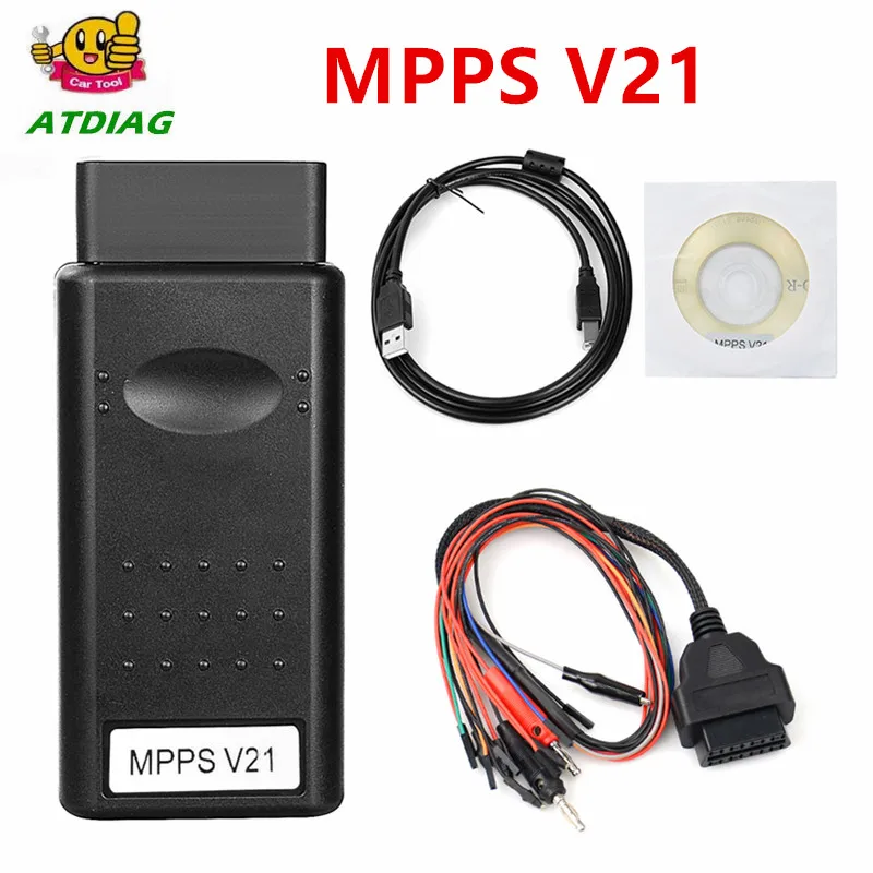 

MPPS V21 MAIN + TRICORE + MULTIBOOT с пробным тросом, автомобильный инструмент
