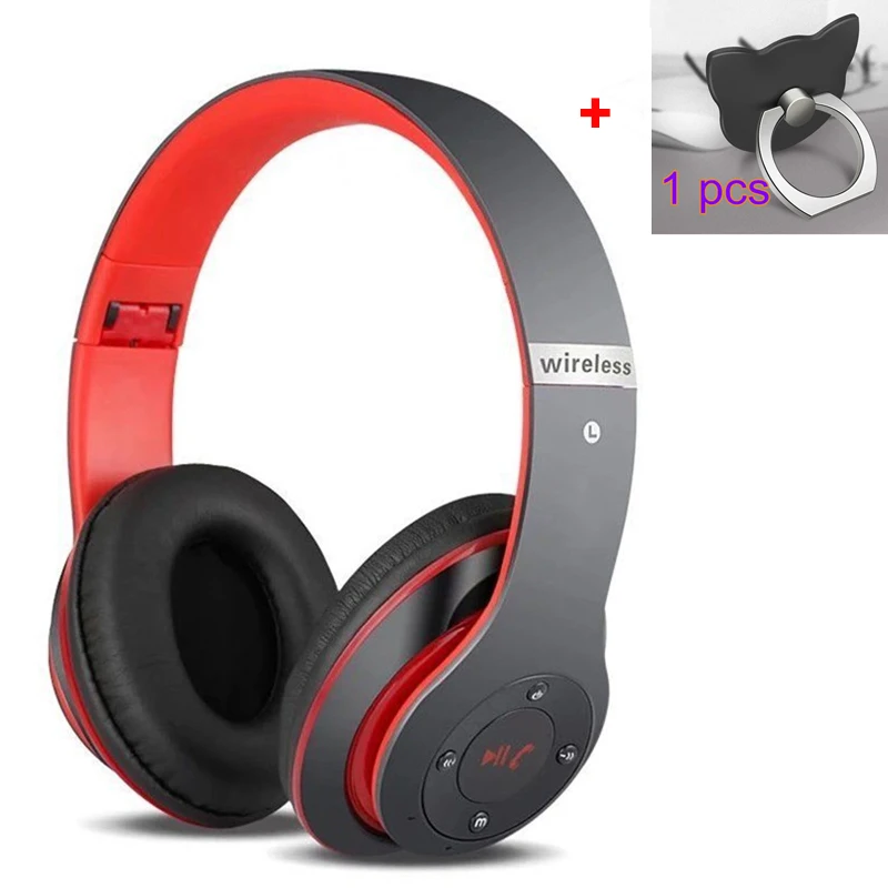 Style 3 6S Беспроводные Bluetooth 4,2 наушники складные шлем аудио Hifi стерео бас гарнитура с микрофоном Поддержка TF карты FM радио - Цвет: Style 3