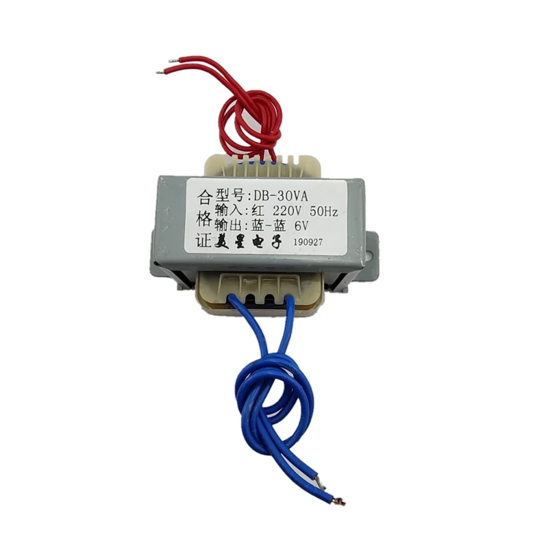 EI66* 28 силовой трансформатор DB-30VA 30 Вт 220 до 6В 5A переменного тока 6V трансформатор переменного тока