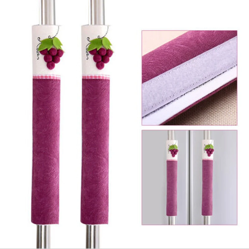 

Practical Doorknob Door Handle Cover Refrigerator Handle Cover 2020 New Fashion Double-door Fridge Gloves Kitchen Accessories