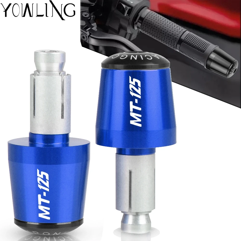 

FOR YAMAHA MT125 MT-125 MT 125 2014 2015 2016 2017 2018 Motorcycle Accessories 7/8'' Handlebar Grips Handle Bar Cap End Plugs
