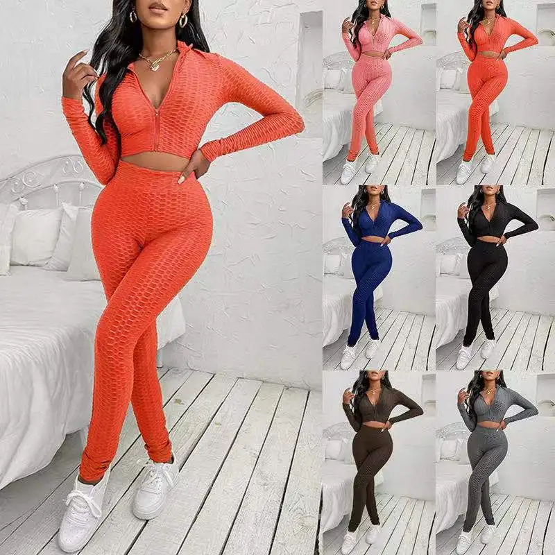 

Two Piece Set Tracksuit Women Festival Clothing Fall Winter Top+Pant Sweat Suits Neon 2 Piece Outfits Matching Sets