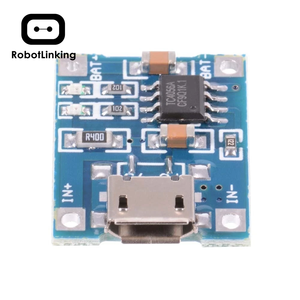 5 шт. 5 в tenstar Robot 1A Micro/Mini USB 18650 литиевая батарея зарядное устройство Модуль+ защита двойные функции TP4056