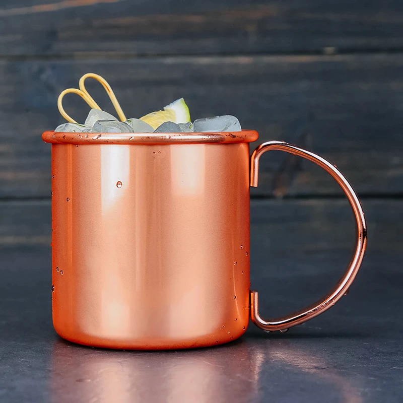 4 шт. 470 мл кованые Медь покрытая МОСКОВСКИЙ МУЛ кружка чашка пива Кофе кофейная в
