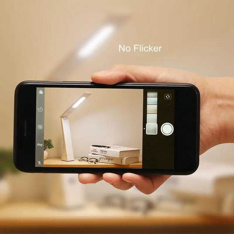 Светодиодная Складная Настольная лампа с зарядкой от USB приглушаемая защитой