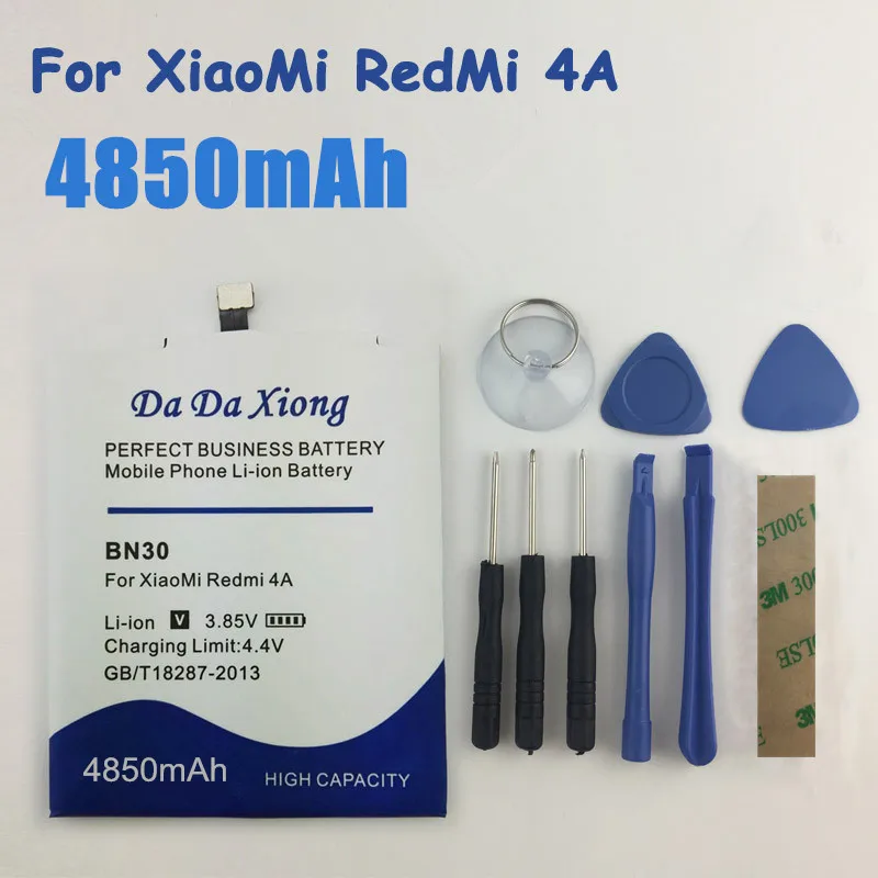 Аккумулятор BN30 на 4850 мА · ч для Xiaomi Redmi 4A сменные батареи телефона|battery for xiaomi|battery