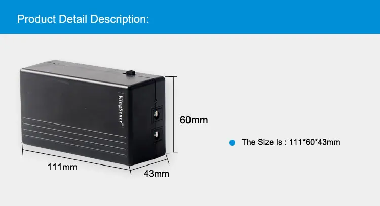 Kingsener 5V 2A 44.4WH мини источник бесперебойного Питание UPS аварийной Мощность Резервное копирование на CCTV Камера маршрутизатор 12000 мАч