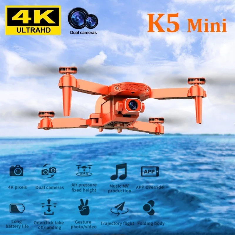 

Мини-Квадрокоптер K5 складной с HD-камерой, Wi-Fi, FPV