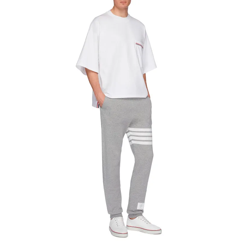 

Fashion TB 2021 Brand T-Shirt Men Loose Men's Clothing Hip Hop Bat Half Sleeve Summer O-neck Cotton OS Style T-shirts