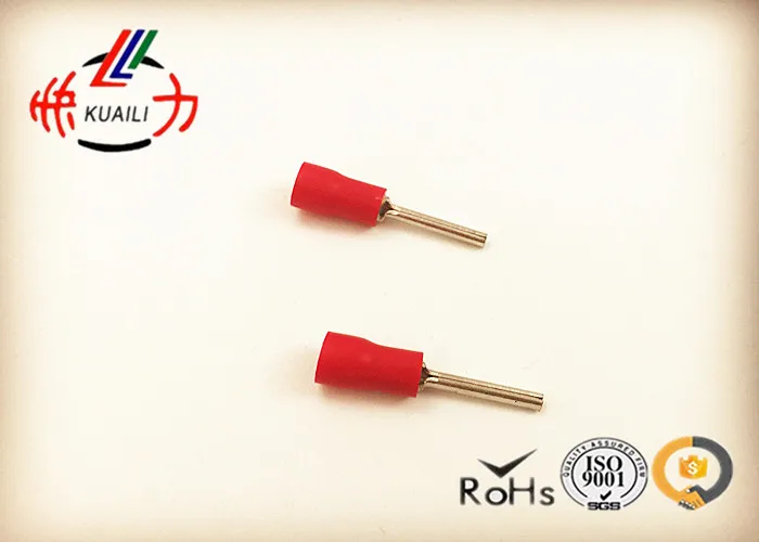 

500pcs insulated pi terminals Connector RED PTV1.25-13 AWG 22-16