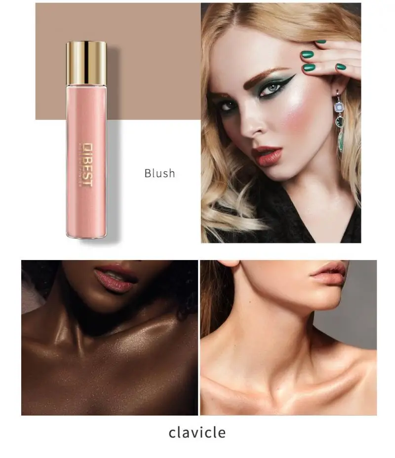 Блестящая подводка для глаз в виде ручки Палетка металлических алмазных теней