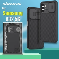 for samsung a32 5g case casing nillkin slide camera protection lens protect privacy shockproof cover for galaxy a32 funda coque