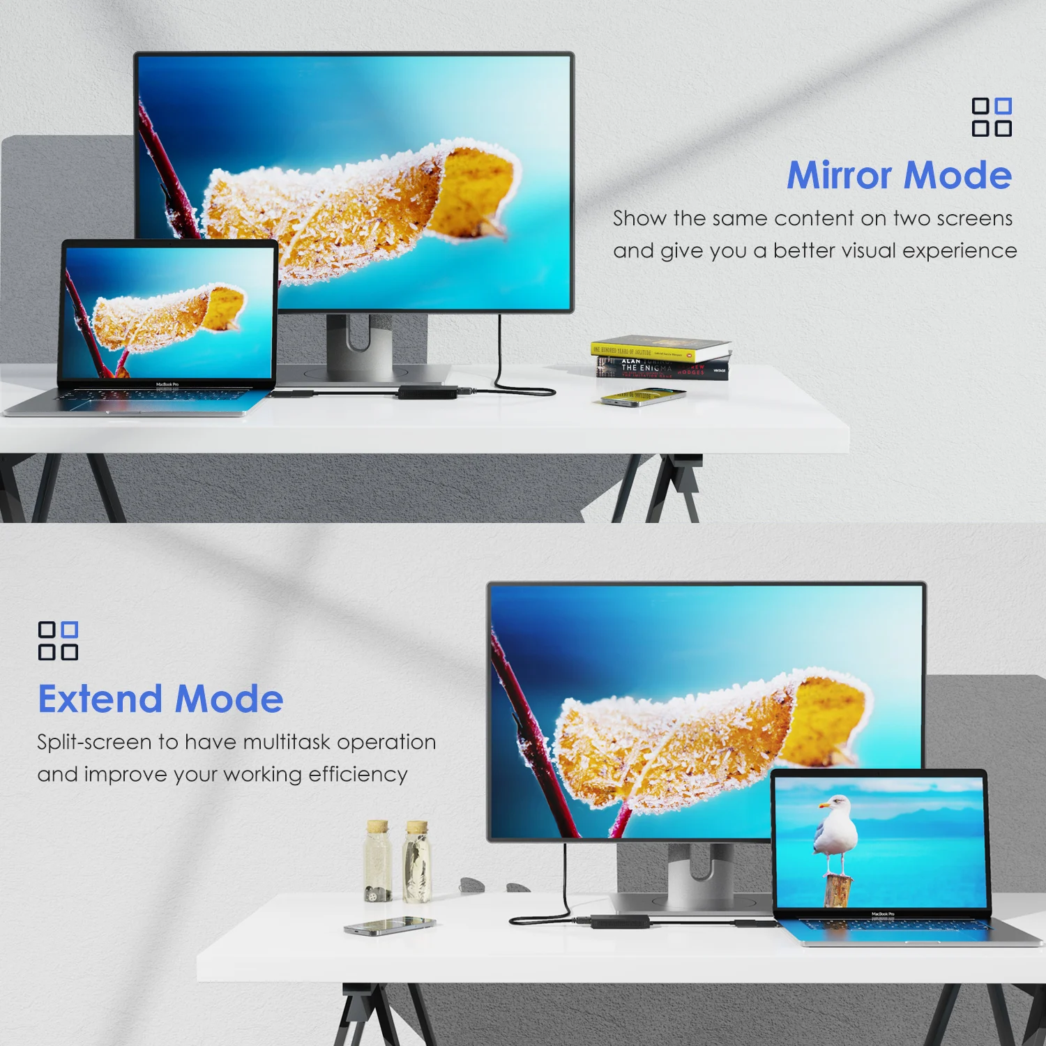 Wavlink USB3.0 к HDMI совместимый мульти дисплей адаптер 4K видео Графический конвертер