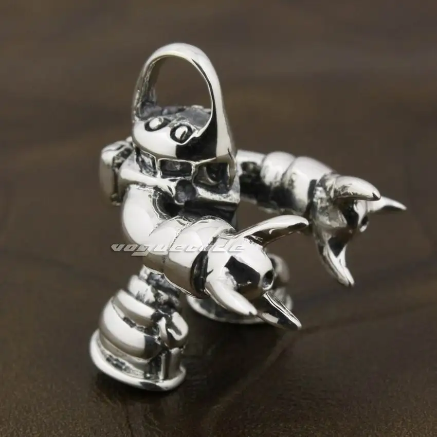 925 пробы Серебряный Мужской Байкерский кулон в стиле супер робот войн 8A027|pendant