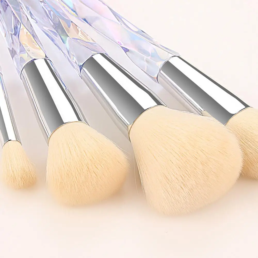 

JIAUTING Makeup Brushes Sets 10 Pcs Highlighter Eye Cosmetic Powder Foundation Blending Eyeliner Soft Hair Cosmetics Brushes
