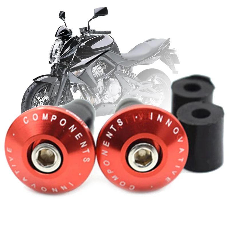 

22 мм 7/8 "" велосипеда с ЧПУ Алюминий мотоциклетные штыри Руль Ручка Бар Захваты заканчивается Plug ползунок для cbr 600 2008 fz09