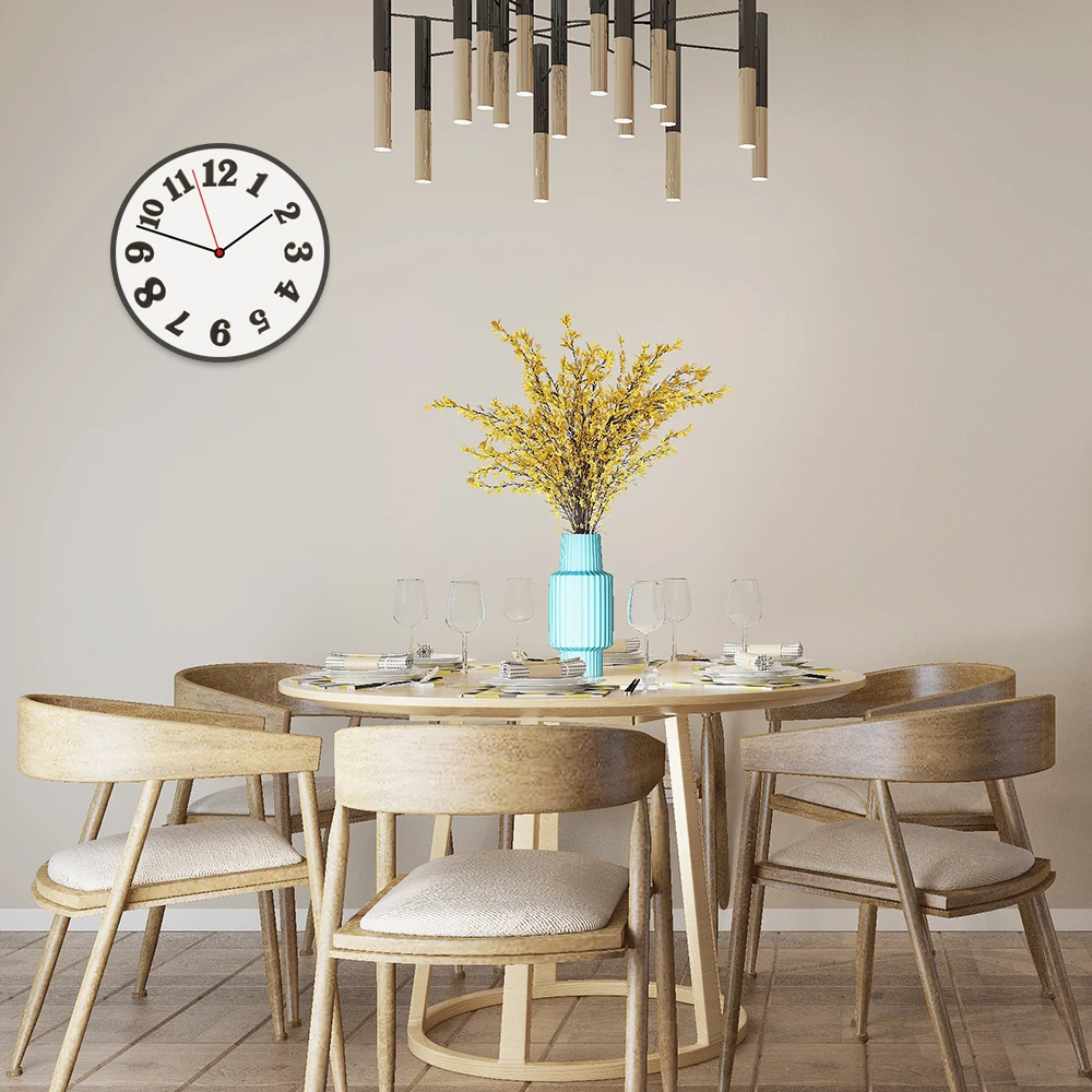 Набор часов ручной работы из материала с римскими цифрами восстановленные