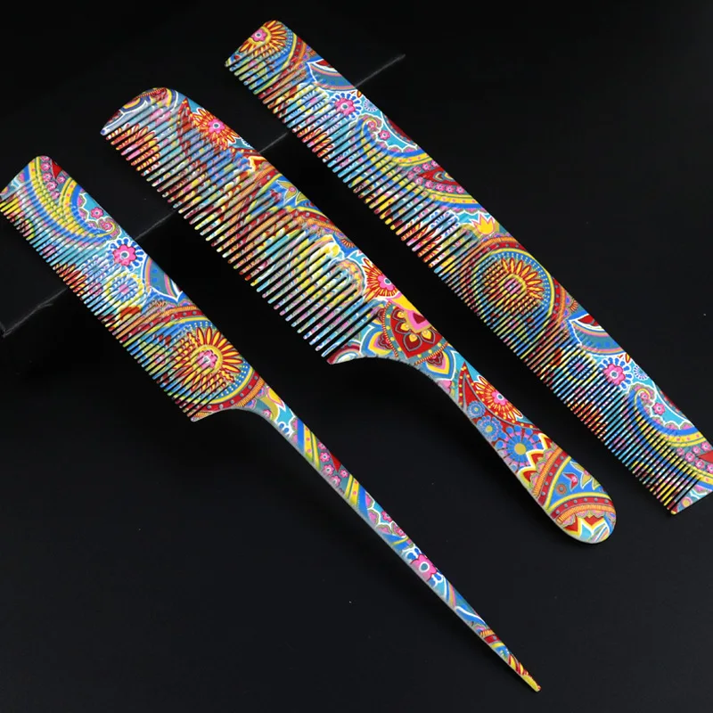 FnLune Профессиональная Расческа Для Волос Антистатическая Щетка Укладки Стрижек