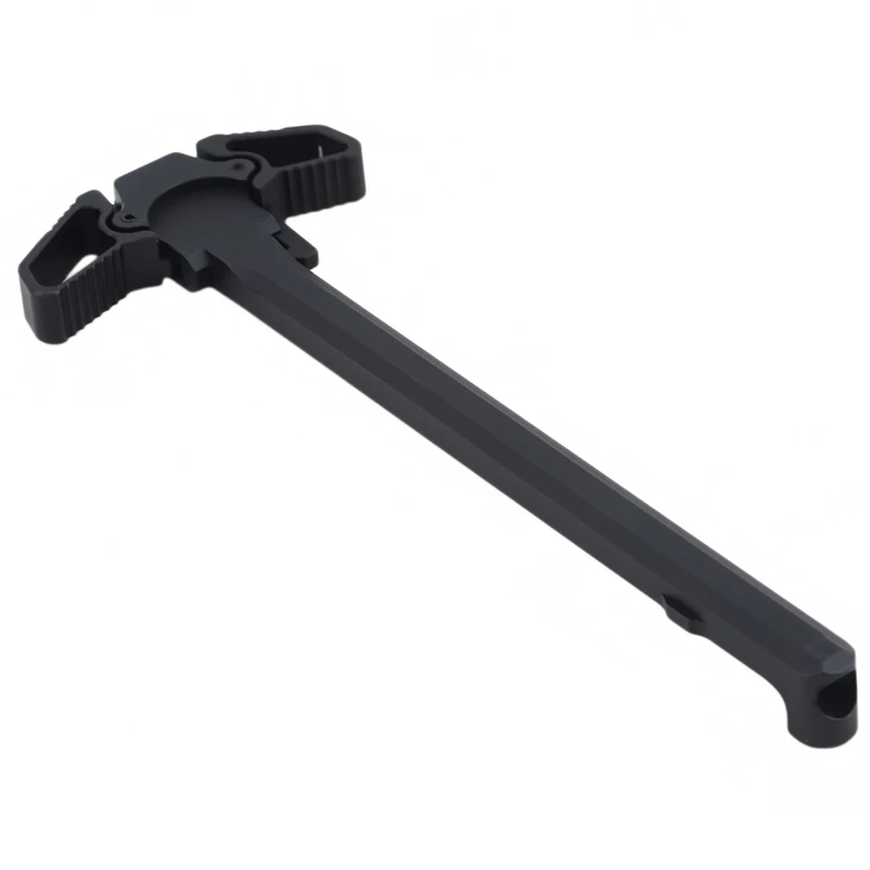 

Aluminum Butterfly Pulping Machine Premium Charging Handle Black Metal Ambidextrous Handle Tool Parts