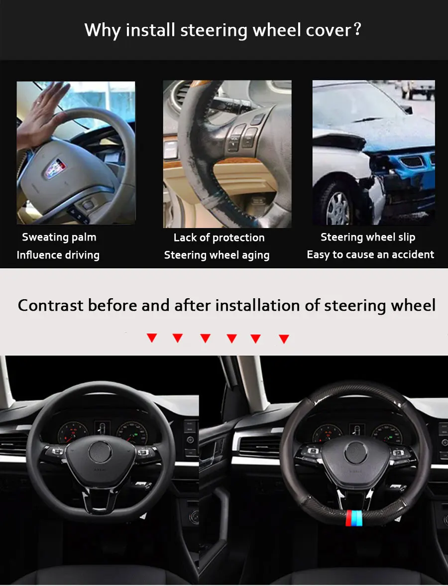Крышка рулевого колеса автомобиля для Mercedes Benz A B C E G S класс cla CLS SLK GLE GLC SL AMG крышка рулевого колеса из углеродного волокна
