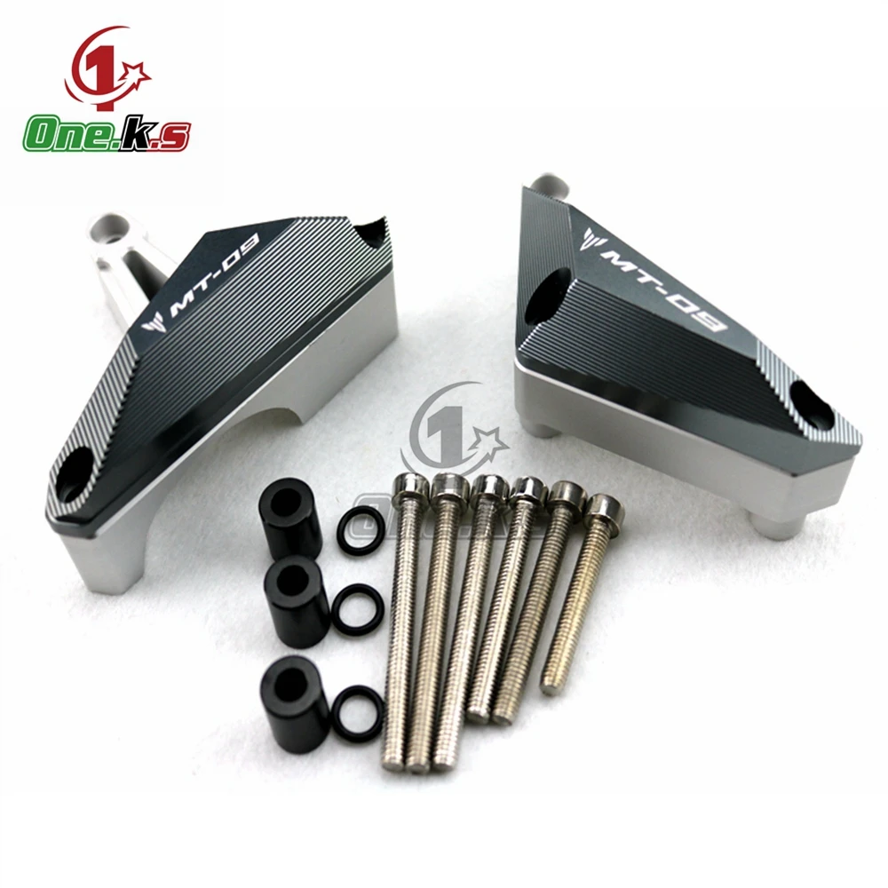 Aluminum Motorcycle Engine Sliders Guard Crash Pad Cover Falling Protector For YAMAHA FZ09 MT09 2014 2015 2016 2017 2018 2019 20 |