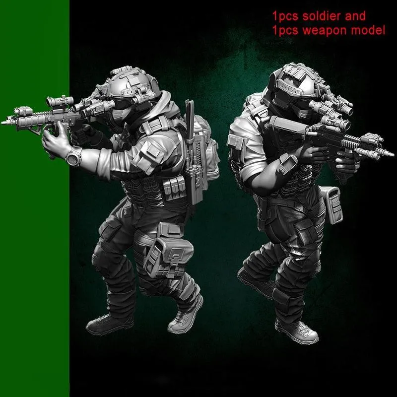 Морские котики США солдат белый модельный комплект Высококачественная