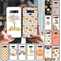 toplbpcs pumpkin happy autumn fall phone case for samsung galaxy a50 a30s a50s a71 70 a10 case samsung a51 case