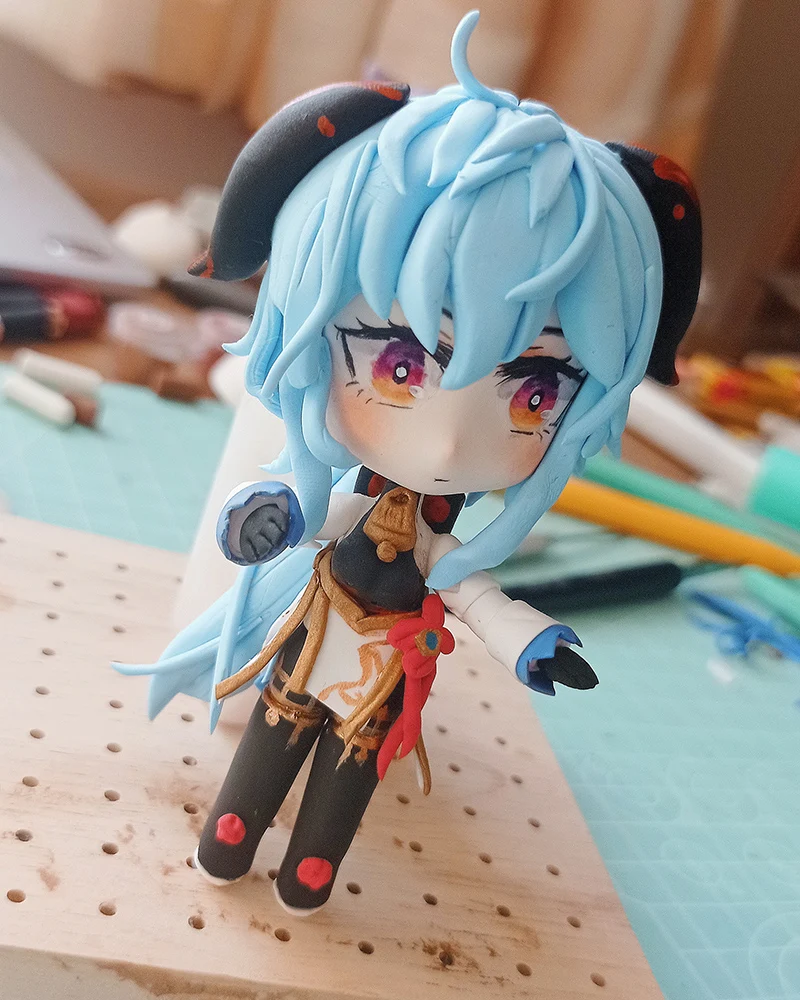

Ganyu PVC Action Figure Game Anime Genshin Impact Cosplay Model Toys