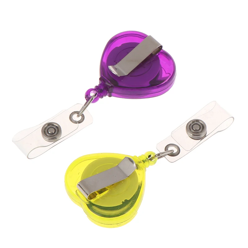 2 шт Выдвижной Катушка КЛЮЧИ ID держатель значков катушка тянуть ключевые теги имя