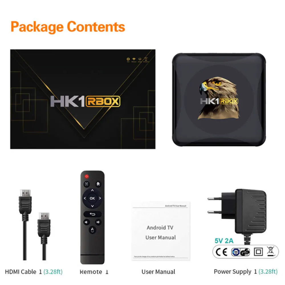 ТВ приставка Hk1 Rbox R1 Mini Rk3318 4 Гб + 32 ГБ Android 10 0 Hd сетевой плеер для Smart Tv|ТВ-приставки и