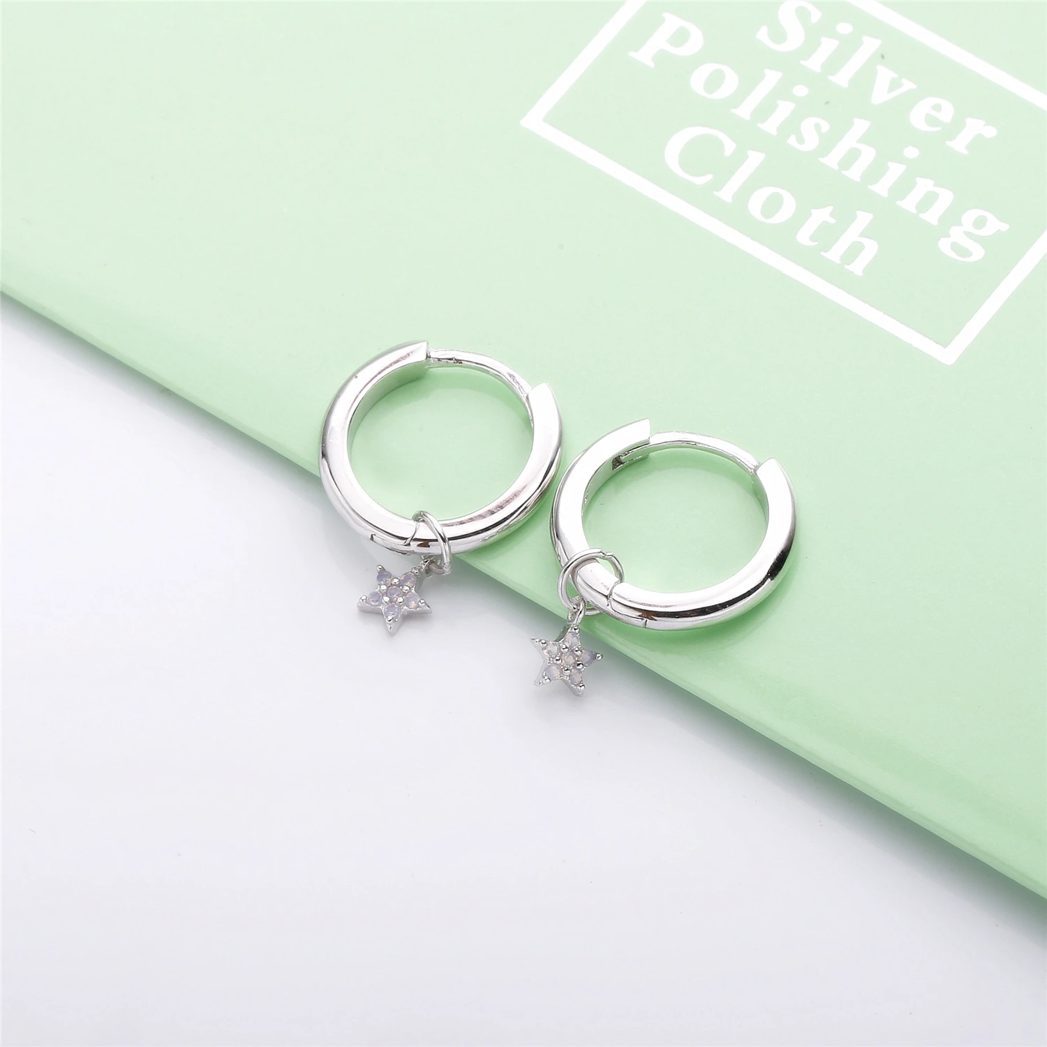 Серьги Moonmory женские из серебра 925 пробы подвеска сделай сам под золото роскошные