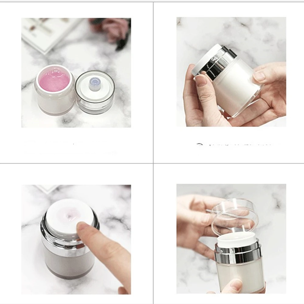 Безвоздушный насос многоразового использования макияж косметические баночки