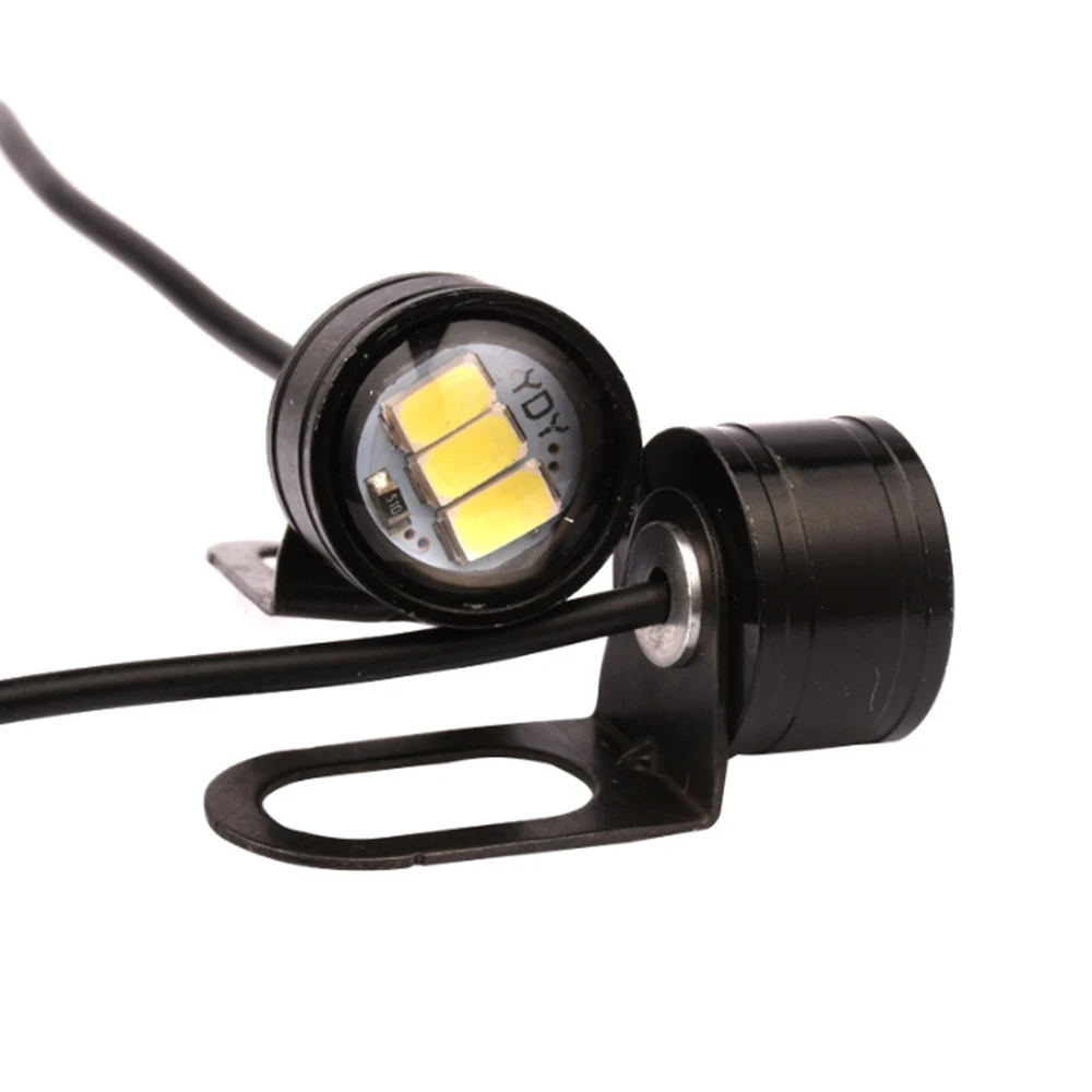 2pcs DC 12V 5W Flashing LED 20mm Hawkeye Reverse Backup Light DRL Daytime Running Signal Bulb Fog Lamp for Motorcycle Car | Автомобили и