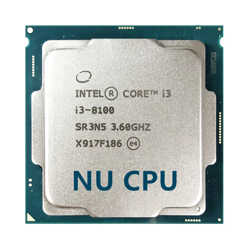 

Процессор Intel Core i3-8100 i3 8100 3,6 ГГц четырехъядерный четырехпоточный Процессор 6 Мб 85 Вт LGA 1151