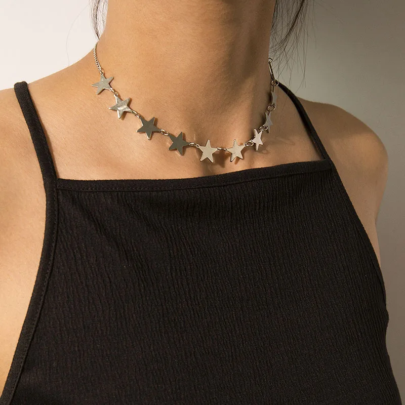 Женское колье-чокер в стиле панк | Украшения и аксессуары