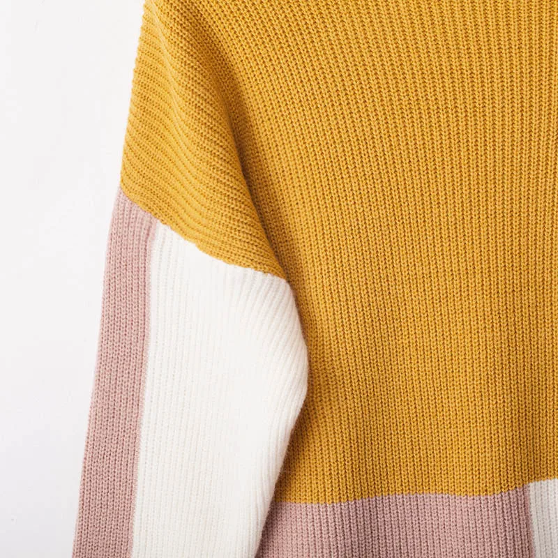 Женский свитер с длинным рукавом повседневный Свободный пуловер JS24 | Женская