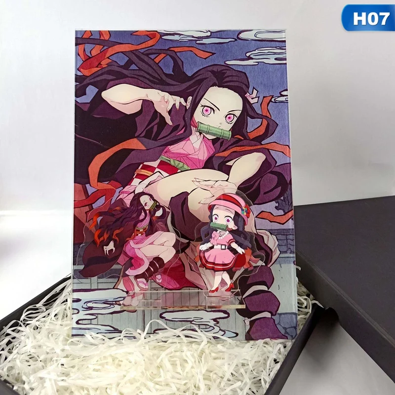 

Cartoon Anime Demon Slayer Character Kimetsu No Yaiba Hashira Giyuu Muichirou Shinob Acrylic Stand Set Figure Model Desk Decor