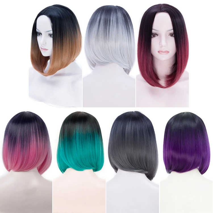 

Парик SHUOHAN из синтетического волокна, 40 см, жаропрочный, длинный, темный светильник-коричневый