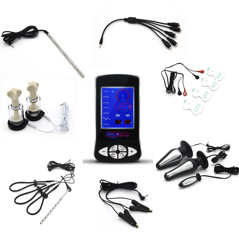 Медицинские тематические аксессуары анальная пробка с электрическим током