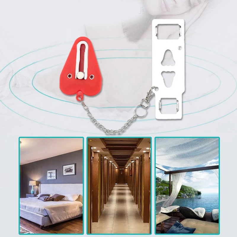 Портативный дверной замок безопасный прочный без отверстий съемная дверная