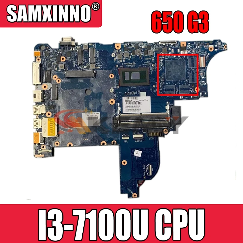 AKemyLaptop mothebroard для HP Probook 640 650 G3 CLOOENY 6050A2860101 MB A01 SR2ZW I3 7100U 916831 601 001 материнская