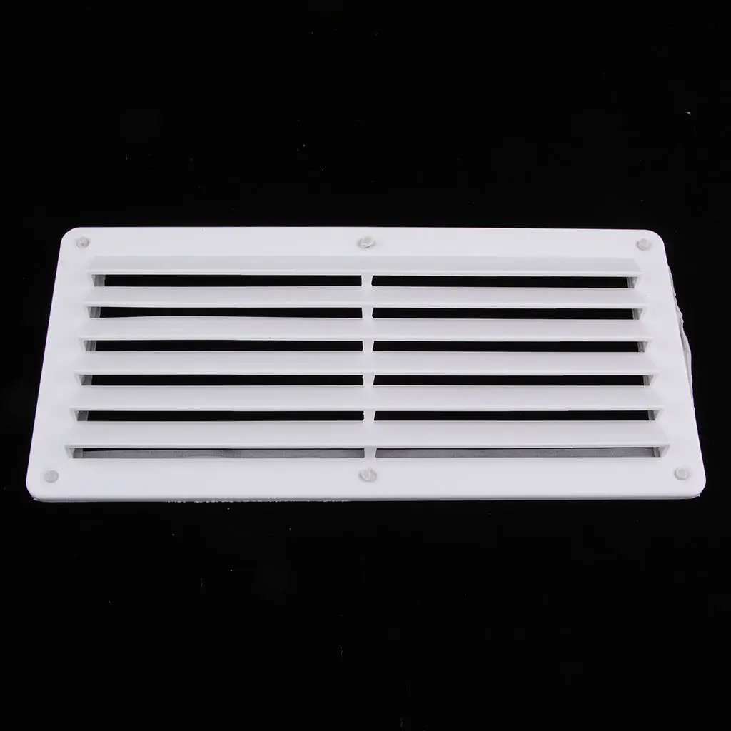

White Rectangular Boat Vent Louver for Marine Boat RV Motorhome