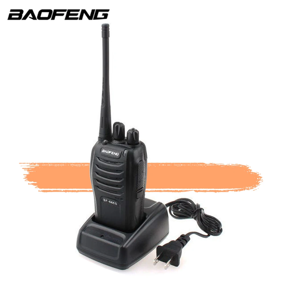 2 шт. Baofeng UHF радио 666S 400-470MHz 16 каналов двухстороннее 666s 5 ватт рация BF-666S Ham Радио для
