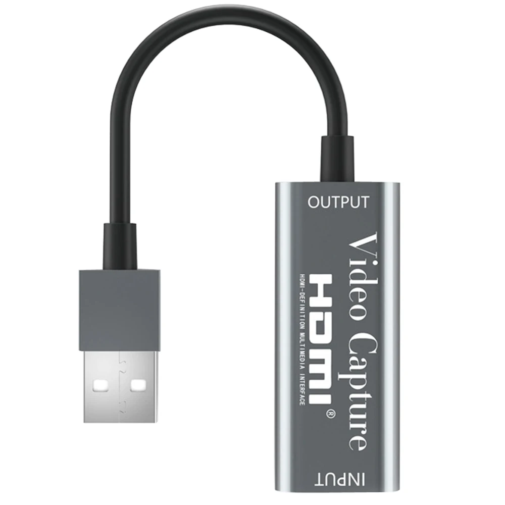 10 шт./лот 1080P HDMI к USB 2 0 видео Захват карты Ключ Телефон игра Запись коробка для PC