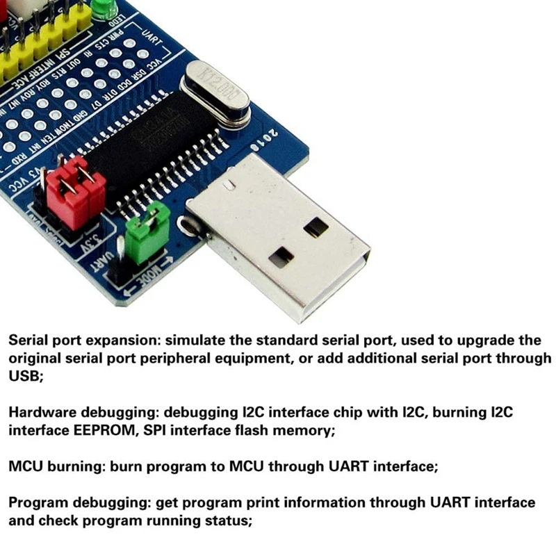 Преобразователь последовательного порта CH341A с параллельным портом USB в I2C IIC SPI ISP