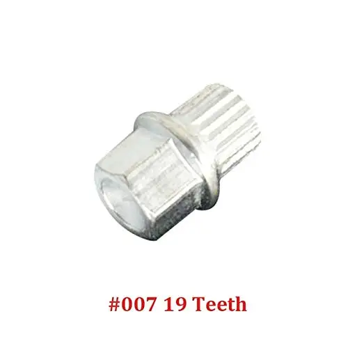 19 teeth Противоугонный болт колеса и фиксатор 8D0601139F адаптер безопасности для Volkswagen Golf Bora Passat Audi для A4 A6 A8 TT - Название цвета: 19 teeth
